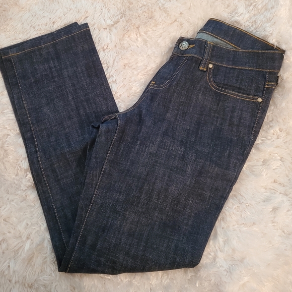 Victoria's Secret | Dark Blue Denim Skinny Leg Stretch Jeans - Picture 3 of 6